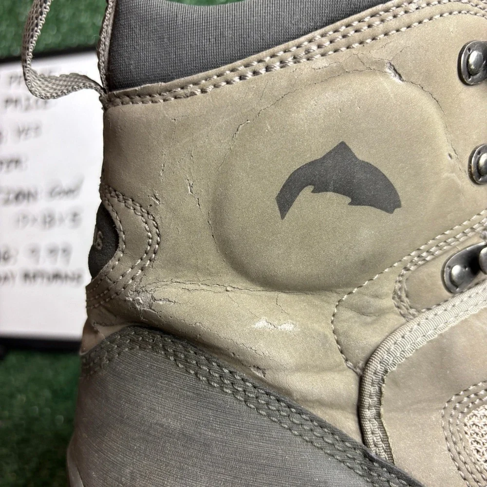 Simms L2 Felt Sole Wading Gorpcore Waterproof Fly Fishing Boots Grey Mens Sz 11
